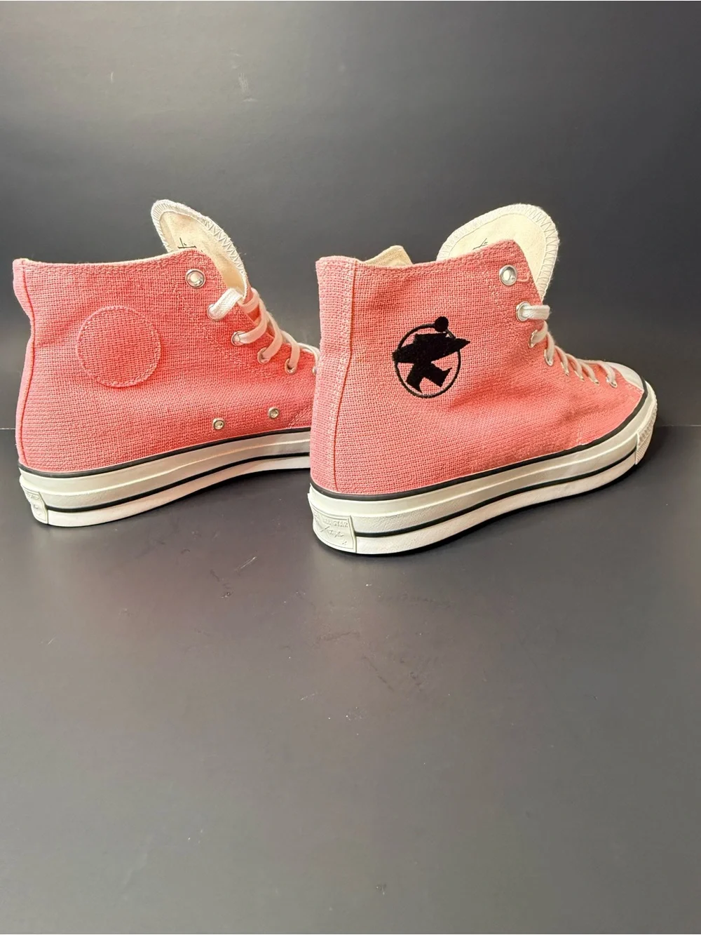 Stüssy x Converse Chuck 70 High Top Pink Coral Sneakers Men’s 11 Women’s 13